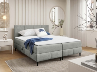 Boxspringbett Briheg 2 (Farbe: Coral 75, Größe: 120x200)