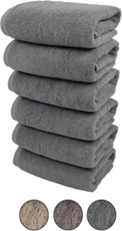 my home Handtücher Handtuch Merida, 6 Handtücher (50x100 cm), Frottier (Set, 6-St), kuschelig weich, 100% Baumwolle