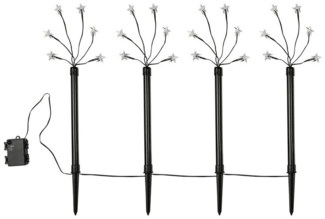 GartenHero Gartenstecker LED Gartenstecker Lichterkette Sternenlicht Weihnachtsbeleuchtung