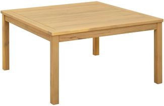 vidaXL Couchtisch Helles Akazienholz 85 x 85 x 45 cm Massivholz Akazie 42026780