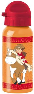 Sigikid Kinder Edelstahl-Trinkflasche 400 ml Gina Galopp - A