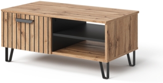 Vicco Couchtisch Eiche Wotan 90x50 cm, Amber