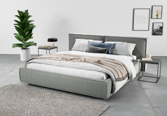 INOSIGN Polsterbett Adrina mit Biesenoptik, Feincord und Luxus-Microfaser, bis 280kg, auch in Überlänge 220 cm, 4 Breiten bis 200cm