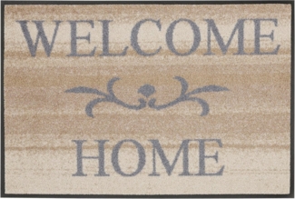 wash+dry by Kleen-Tex Fußmatte Welcome Home, rechteckig, Höhe: 7 mm, Schmutzfangmatte, mit Spruch, In- und Outdoor geeignet, waschbar