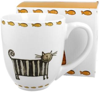 DUO ANIMALS XXL Becher 1000 ml CLASSIC CATS New Bone China Porzellan