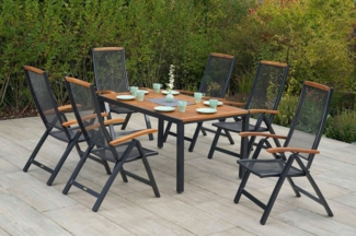 MERXX Garten-Essgruppe Tilos, (7-tlg)