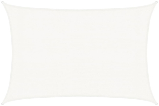 vidaXL Sonnensegel 160 g/m² Weiß 3x4,5 m HDPE 311238