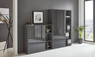 moebel-dich-auf Aktenschrank OFFICE EDITION (Set 4, abschließbar, Metallgriffen) Made in Germany