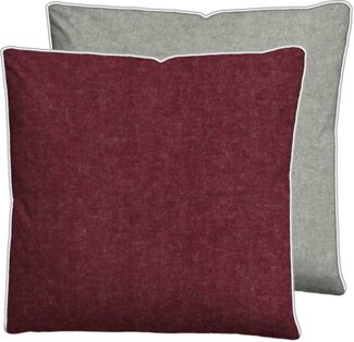 biberna Melange-Flanell Kissenbezug 0840500 MELANGE UNI, burgunder, 1x 40x40 cm