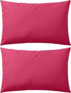 vidaXL Gartenkissen 2 Stk. 45 x 45 cm Rosa 132294