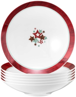 Seltmann Weiden Life Christmas Pasta- / Suppenteller ø 23,3 cm 6er Set