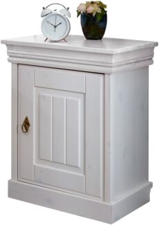 Nachttisch >SZ-0132< in weiß - 51 x 64 x 35 (BxHxT)