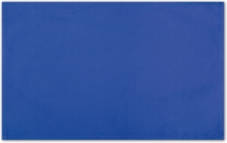 1 Stück Tischsets Platzset Tischuntersetzer Platzdeckchen Tischdeko Tischmatte Essensunterlage Maße 30x45 cm, Farbe: blau - royalblau