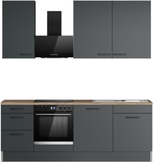 OPTIFIT Küchenzeile Fiona, Breite 230 cm, mit Hanseatic-E-Geräten in Premium oder Basic