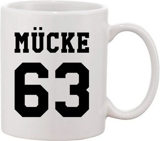 Youth Designz Tasse Mücke 63 Kaffeetasse Geschenk mit lustigem Spruch, Keramik