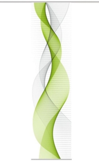 Schmidt Gard Schiebegardine Home Fashion OPALIA Polyester apfelgrün 245x60 cm, 100% Polyester