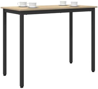 vidaXL Tisch Sonoma-Eiche 100 x 50 x 76,5 cm Ingenieure Holz und Stahl 873775