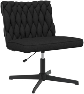 vidaXL Bürostuhl Drehbar Schwarz Stoff 4105406