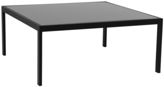 Gartencouchtisch Leone 90x90 cm, Schwarz