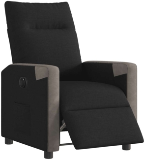 vidaXL Relaxsessel Elektrisch Schwarz Stoff 3324082