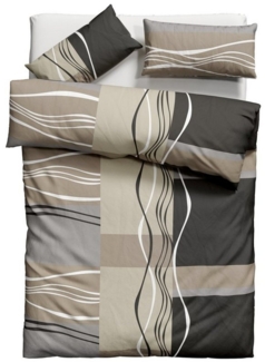 my home Bettwäsche Kelian, Polycotton recycelt, 2 teilig, in verschiedenen Qualitäten, gemusterte Bettwäsche