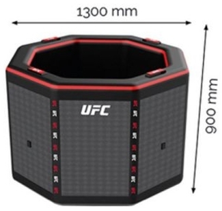 NetSpa Ice bath UFC octagin (Ø 1300 x 900 mm) inklusive Treppe | Eisbad & Wärme-Spa UFC Eisbad Ice Bath Octagon