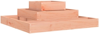 vidaXL Pflanzkübel 80x80x27 cm Massivholz Douglasie 823869