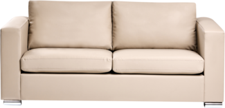 Sofa HELSINKI Echtleder Beige 3-Sitzer