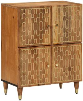 vidaXL Beistellschrank 60x33x75 cm Massivholz Mango 358310