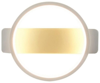 Nettlife LED Wandleuchte LED Wandlampe Innen Wandleuchte Schwarz Modern, LED fest integriert, Warmweiß, Wohnzimmer Schlafzimmer Küche Treppenhaus Flur