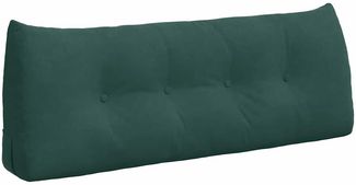 vidaXL Rückenkissen Dunkelgrün 120 x 24 x 50 cm Samt 42014489