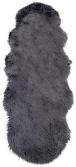 House Nordic Künstliches Lammfell in grau, 60x180 cm