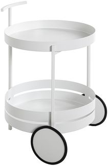 Servierwagen >37382< in weiß, Metall - 62x42cm (HxD)