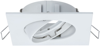 3er Spot-Set Paulmann Premium Einbauleuchten Quadro schwenkbar 51mm Weiß matt5499