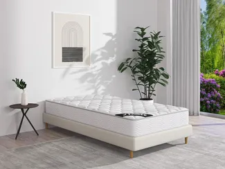 Vente-unique - Taschenfederkernmatratze - 1 Zone - Härtegrad 2 - 90 x 190 cm - Stärke 20 cm - SONGE von YSMÉE