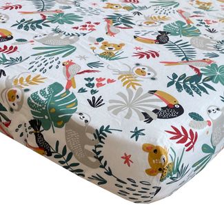 Hoeslaken 60 x 120 cm Zoë BB120921 Weiß off white