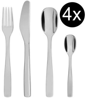 Alessi Besteck-Set KnifeForkSpoon (16-teilig) AJM22S16M