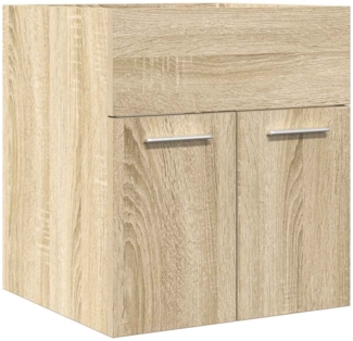 vidaXL Waschbeckenschrank Sonoma-Eiche 41x38,5x46 cm Holzwerkstoff 856203