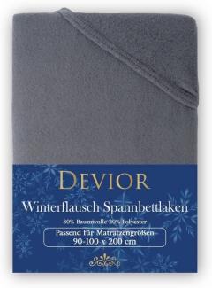 Devior Spannbettlaken Spannbetttuch Bettlaken Winter Flausch Warm Leintuch 80% Baumwolle, Fleece, Gummizug: Rundumgummizug, Matratzen Bezug bis 22cm Matratzenhöhe Kuschelig Flauschig