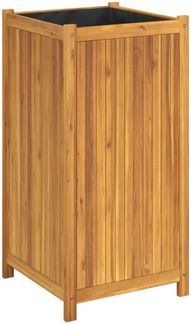 vidaXL Pflanzkübel mit Einlage 50x50x100 cm Massivholz Akazie 366447