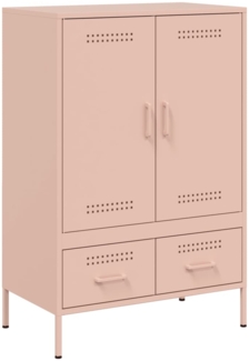 vidaXL Highboard Rosa 68x39x101,5 cm Stahl 843109
