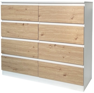 HTI-Living Kommode Kommode 8 grifflose Schubladen (Stück, 1 St, 1 Kommode), Sideboard