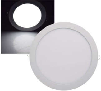 LED Licht-Panel "QCP-30R", Ø 30cm 230V, 24W, 2160 Lumen,4200K /neutralweiß