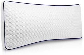 Gentle North Microfaserkissen Hochwertige Kopfkissen in Hotelqualität verschiedene Größen, Füllung: 100% Polyester, Seitschläfer, Rückenschläfer, Seitenschläfer, Bauchschläfer, 1- oder 2-tlg, Reißverschluss für Füllung, waschbar, Made in EU, allergiker...