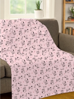 Wohndecke Peanuts Snoopy TV Decke mit Ärmeln Taschen Kuscheldecke 130 x 170 cm, United Labels®