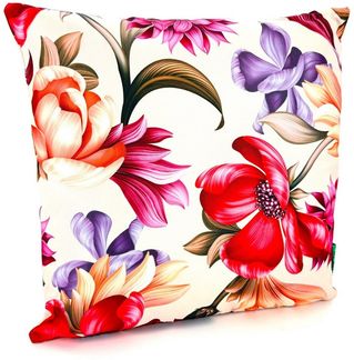 heimtexland Dekokissen Outdoor Garten Deko Kissen Outdoorkissen bedruckt, Lotus Effekt, schmutz- und wasserabweisend, inkl. Füllung