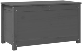 vidaXL Truhe Grau 80x40x45,5 cm Massivholz Kiefer 823536
