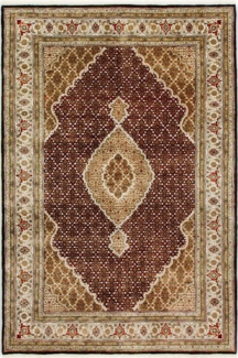 Morgenland Orientteppich - Täbriz - Mahi - rechteckig - 240 x 170 - Schwarz