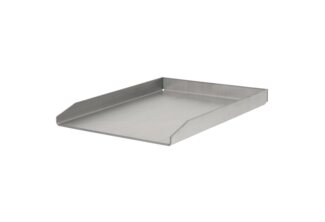 BBQ-Toro Grillplatte Edelstahl Grillplatte, 30x40 cm, BBQ Grill Plancha für Steak, Spiege