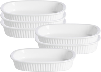 Ritzenhoff & Breker Bianco Auflaufform 22 x 16 cm 6er Set - DS